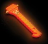 Núdzové kladivo oranžové Lifehammer svietiace v tme