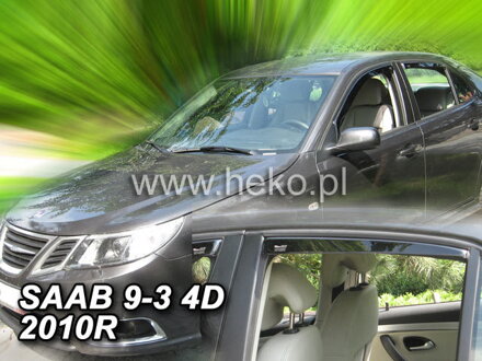 Deflektory - Saab 9-3 Sedan 2002-2012 (+zadné)
