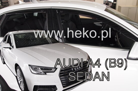 Deflektory - Audi A4 Sedan od 2016 (+zadné)