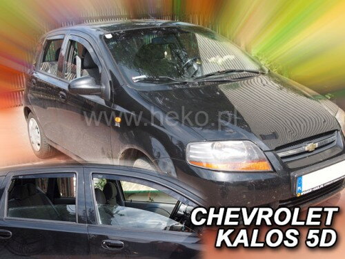 Deflektory - Chevrolet Aveo Htb 2004-2011 (+zadné)