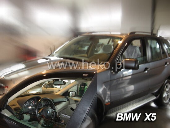Deflektory - BMW X5 (E53) 1999-2006 (+zadné)