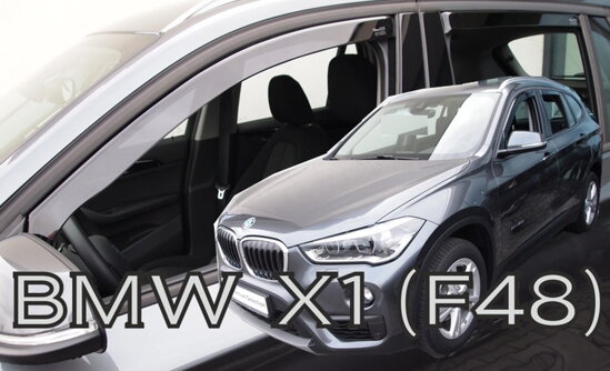Deflektory - BMW X1 (F48) od 2015 (+zadné)