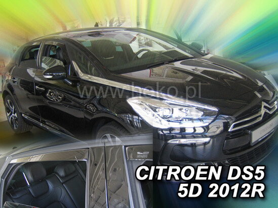 Deflektory - Citroen DS5 od 2012 (+zadné)