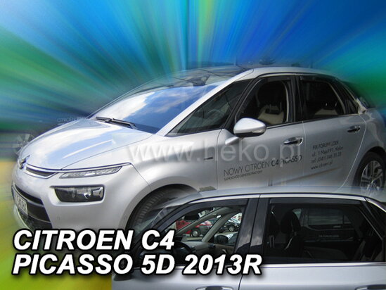 Deflektory - Citroen C4 Picasso od 2013 (+zadné)