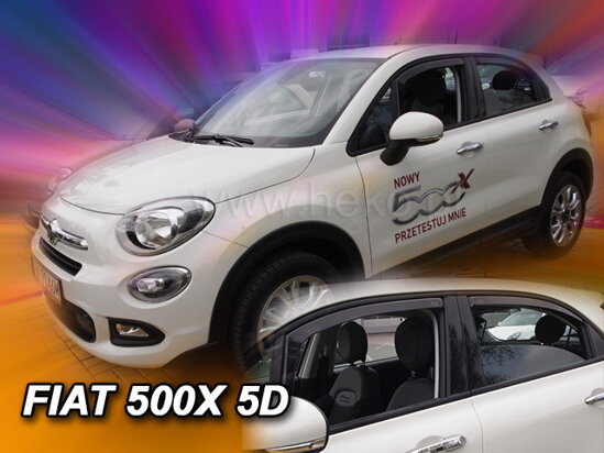 Deflektory - Fiat 500X od 2014 (+zadné)