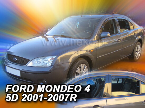 Deflektory - Ford Mondeo Htb, Sedan 2000-2007 (+zadné)