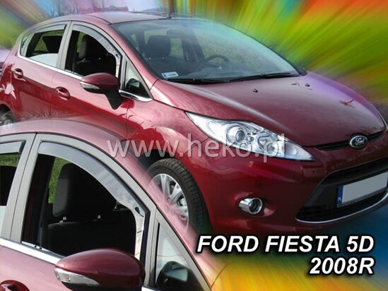 Deflektory - Ford Fiesta 5-dverí 2008-2017 (predné)