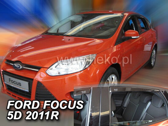 Deflektory - Ford Focus Htb, Sedan 2011-2018 (+zadné)