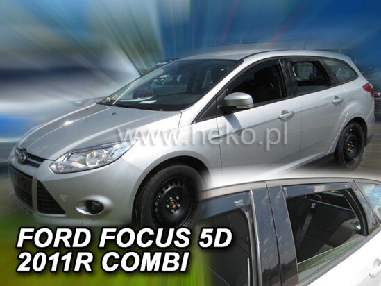 Deflektory - Ford Focus Combi 2011-2018 (+zadné)