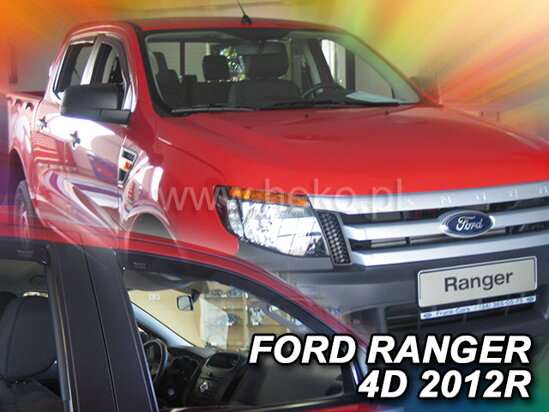 Deflektory - Ford Ranger 4-dvere od 2012 (predné)