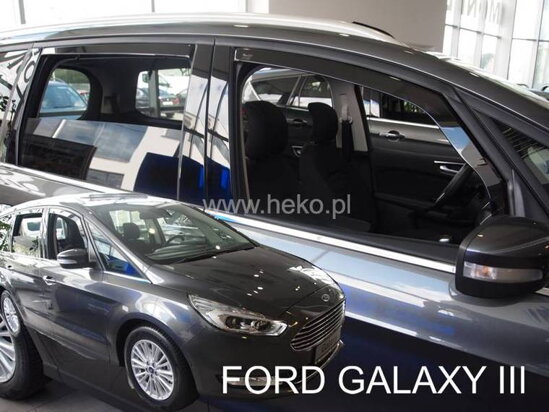 Deflektory - Ford Galaxy od 2015 (+zadné)