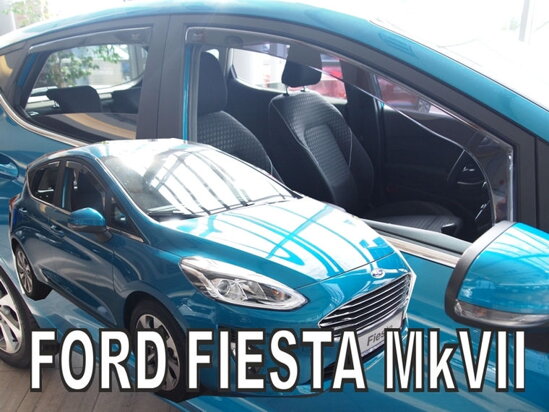 Deflektory - Ford Fiesta 5-dverí od 2017 (+zadné)