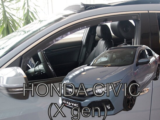 Deflektory - Honda Civic Htb od 2017 (predné)