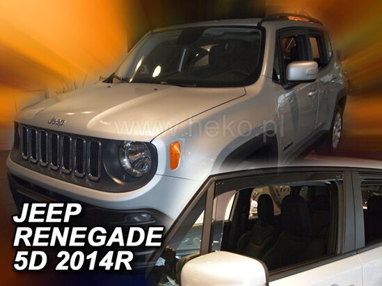 Deflektory - Jeep Renegade od 2014 (predné)