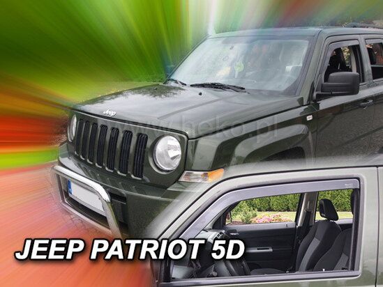 Deflektory - Jeep Patriot od 2006 (predné)