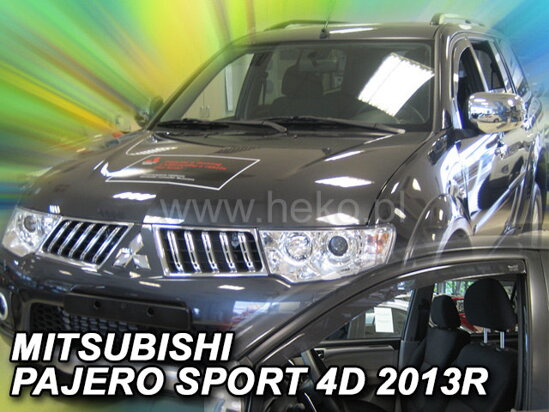 Deflektory - Mitsubishi Pajero Sport od 2012 (predné)