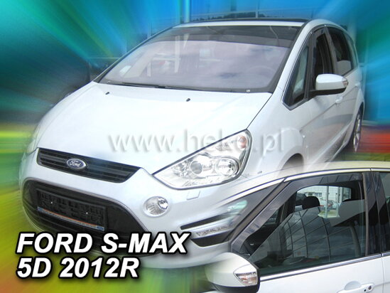 Deflektory - Ford S-Max 2010-2015 (+zadné)