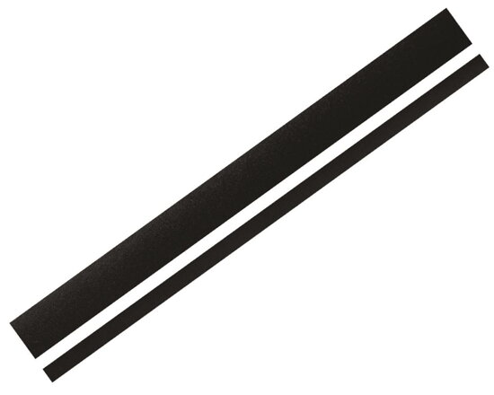 Nálepka na karosériu auta Foliatec - Lines čierna matná 2ks