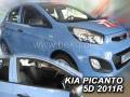 Deflektory - Kia Picanto 5-dverí 2011-2017 (predné)