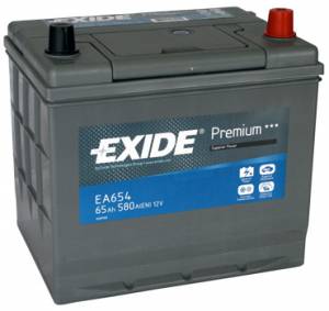 Autobatéria Exide Premium 12V 65Ah 580A - EA654
