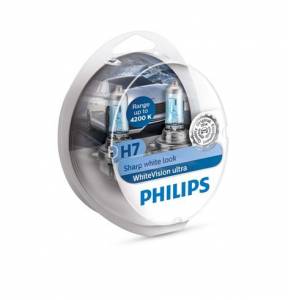 Žiarovky Philips WhiteVision Sharp 12V H7 55W 4200K - 2 ks