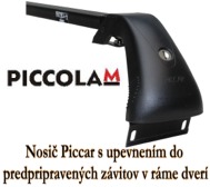 Strešný nosič Piccola-M s upevnením do závitov v ráme dverí
