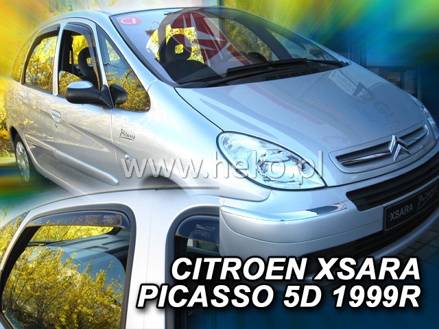 Deflektory - Citroen Xsara Picasso 1999-2012 (+zadné)