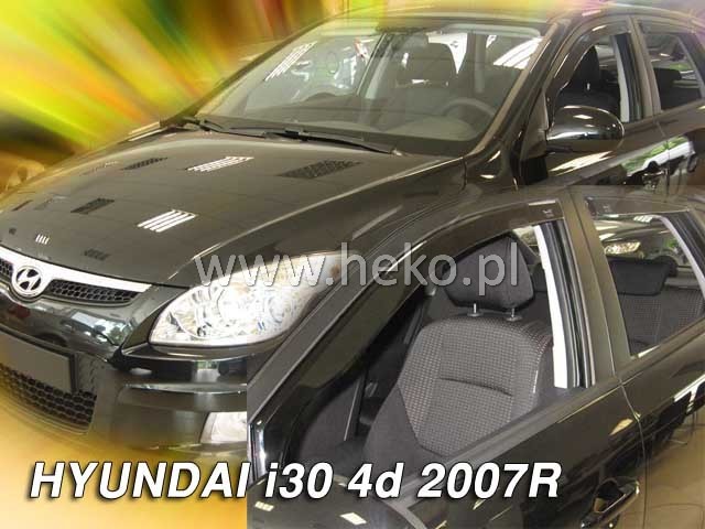 Deflektory - Hyundai i30 Htb 2007-2012 (+zadné)