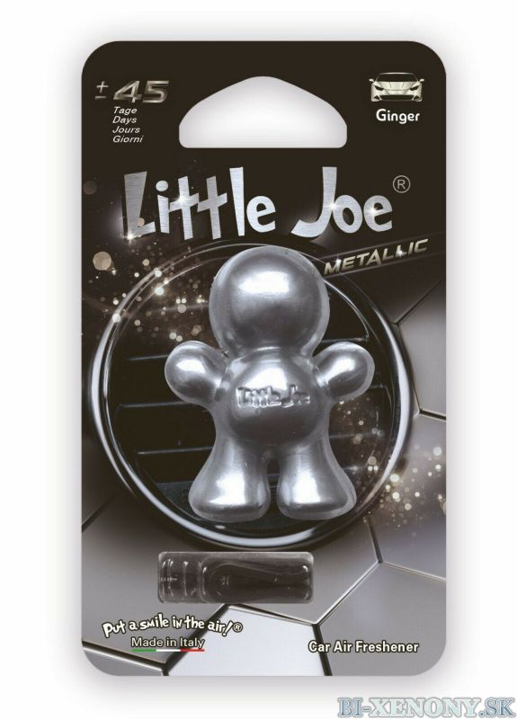 Little Joe Metallic Ginger (zázvor) - voňavý panáčik do auta