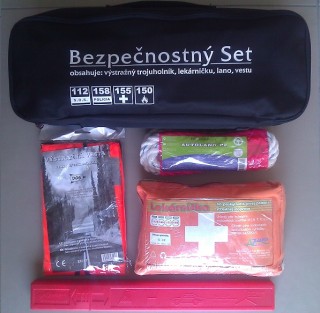 Bezpečnostný set čierny