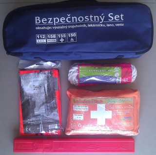 Bezpečnostný set tmavomodrý