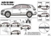Ochranná lišta dverí - Audi Q5 od 2008