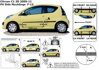 Ochranná lišta dverí - Citroen C1 3-dvere 2005-2014 (F-13)