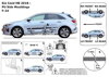 Ochranná lišta dverí - Kia Ceed od 2018