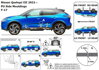 Ochranná lišta dverí - Nissan Qashqai od 2021