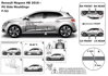 Ochranná lišta dverí - Renault Megane od 2016