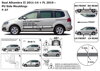 Ochranná lišta dverí - Seat Alhambra od 2010