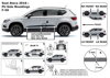 Ochranná lišta dverí - Seat Ateca od 2016