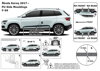 Ochranná lišta dverí - Škoda Karoq od 2017
