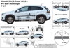 Ochranná lišta dverí - Suzuki S-Cross od 2021