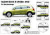 Ochranná lišta dverí - Suzuki SX4 S-Cross od 2013