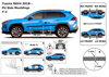 Ochranná lišta dverí - Toyota RAV4 od 2018 F-03