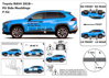 Ochranná lišta dverí - Toyota RAV4 od 2018 F-52