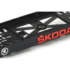 Podložka pod ŠPZ Škoda červená (2 ks)