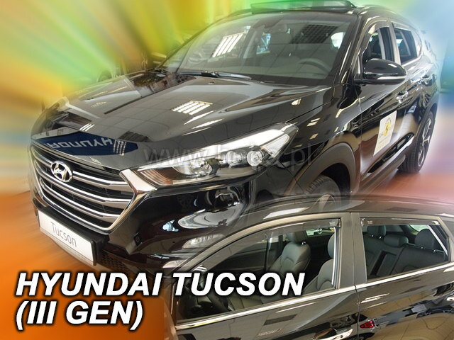 Deflektory Heko na okná auta Hyundai Tucson od 2015 4ks