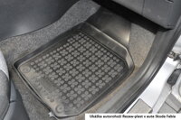 Autorohože s vysokým okrajom Rezaw pre Fiat Albea 2002-2012 Autokoberce gumové Rezaw-plast pre Fiat Albea 2002-2012