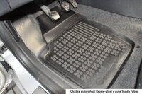 Gumové rohože Rezaw-plast s vysokým okrajom pre Fiat Albea 2002-2012 Gumové autokoberce Rezaw-plast pre Fiat Albea 2002-2012