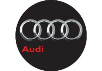Samolepky živicové na stred kolies 55mm - Audi