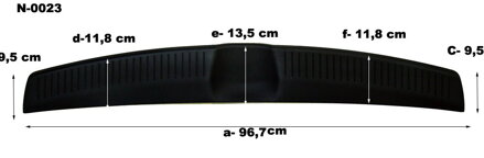 Kryt nárazníka plastový - Hyundai i30 Htb 2012-2017
