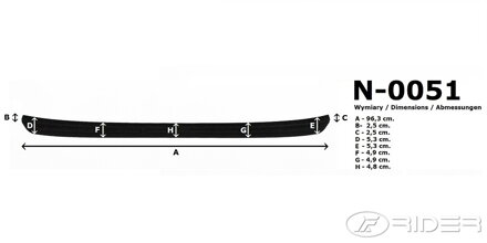 Kryt nárazníka plastový - Hyundai Kona od 2017